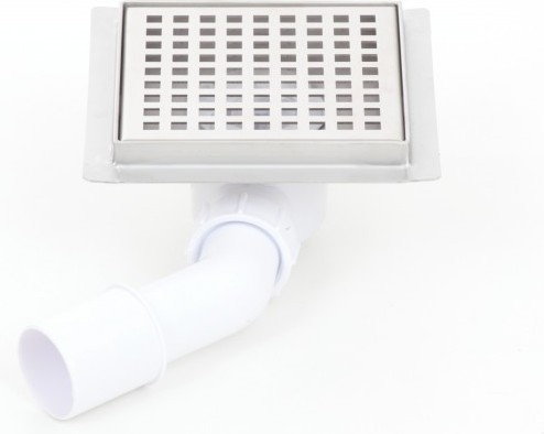 Kesmet KF seria Silver kratka wpust podłogowy + ruszt 150x150 z flanszą 150x150K