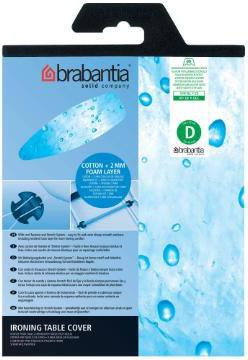 Brabantia Pokrowiec bawełniany, pianka 2mm Ice Water B 124x38 318160