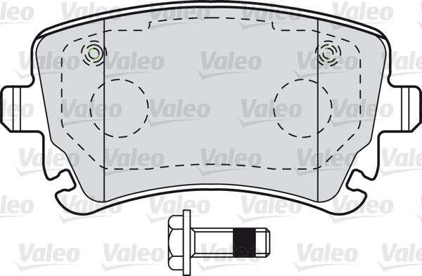 VALEO klocki hamulcowe 598671 598671