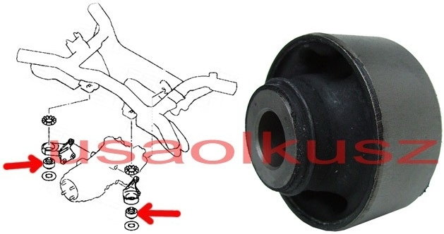 ROZNI Tuleja mocowania tylnego mostu Jeep Compass AWD