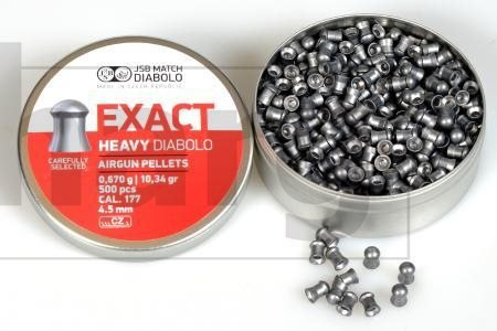 Diabolo Śrut JSB Exact Heavy kal. 4.52 mm 500 szt - 546267-500