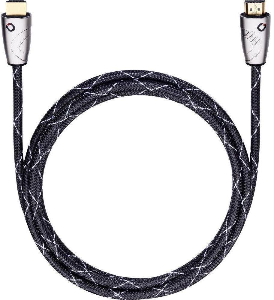Oehlbach Kabel TV Monitor HDMI 125 EASY CONNECT STEEL [1x Złącze męskie HDMI - 1