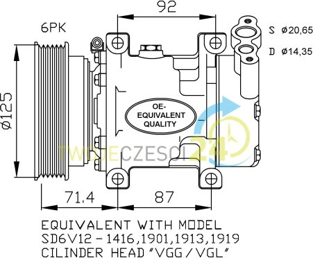 NRF Kompresor, klimatyzacja 32259