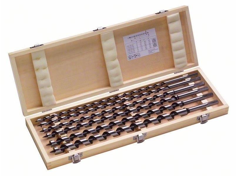 Bosch Zestaw wierteł śrubowych 10 mm 12 mm 14 mm 16 mm 18 mm 20 mm Długość całkowita 450 mm 2607019323 Sześciokątny uchwyt 1 zest