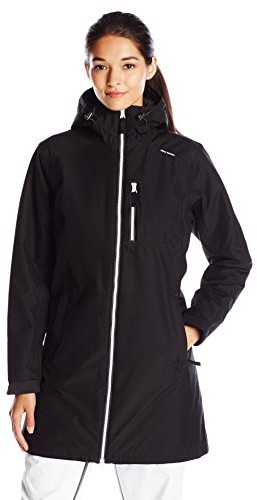 Helly Hansen Long Belfast Jacket Płaszcz Damski, Przeciwdeszczowy, Zimowy, M, Czarny (62395_991-M)