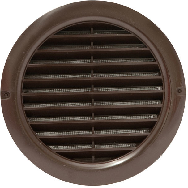 Vents Kratka wentylacyjna śr. 125 mm brązowa