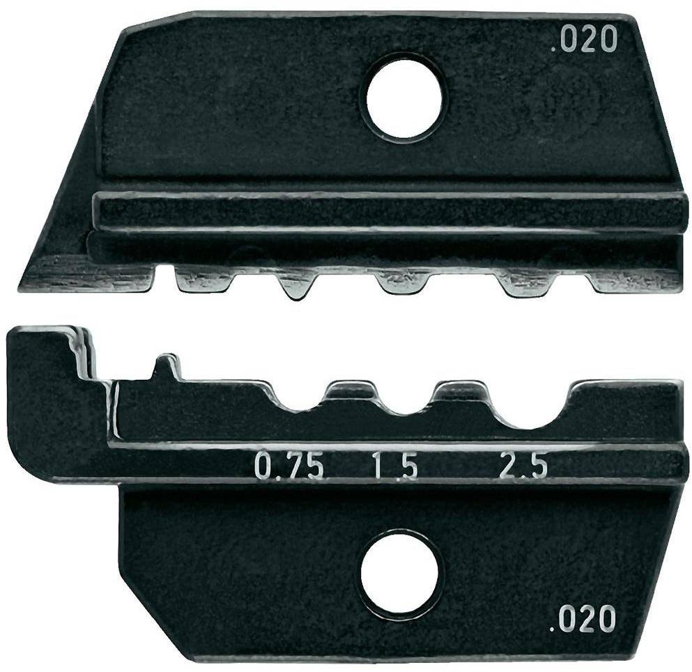 Knipex Wkładka do zaciskania końcówka kablowa nieizolowana końcówka kablowa męska nieizolowana nieizolowane końcówki stykowe 0.75 do 2.5 mm 97 49 10 Pasuje do marki 97 43 200 97 43 E 97 43