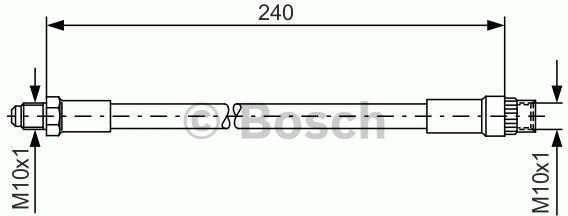 Bosch Przewód hamulcowy elastyczny 1 987 476 421