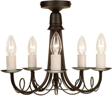 Elstead Lighting ELSTEAD LIGHTING MINSTER MN5 BLK
