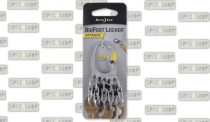 Nite Ize - BigFoot KeyRack Locker - Stalowy - KLKBF-11-R6