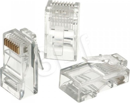 ALANTEC a-lan RJ45 wtyk STANDARD(drut+linka) UTP kat.5e op=100szt WT001OP