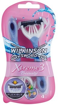 Wilkinson Sword Xtreme 3 Beauty maszynki jednorazowe Jojoba + Aloe Vera 4 Ks