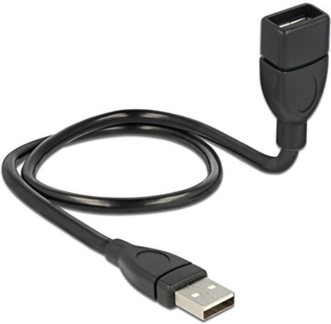 Delock Kabel USB Cable USB 2.0 A male A female ShapeCable 0.5 m - 83499