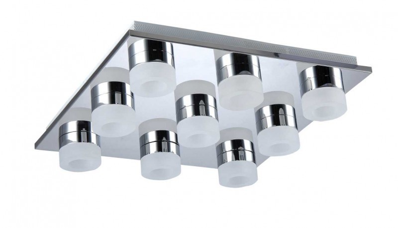 Wofi LOGAN lampa sufitowa LED Chrom, 9-punktowe 9175.09.01.0000