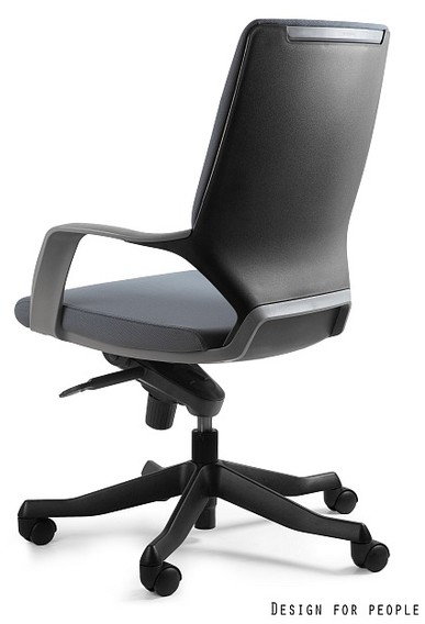 Unique Fotel biurowy APOLLO M czarny/szary (W-908B-BL417)