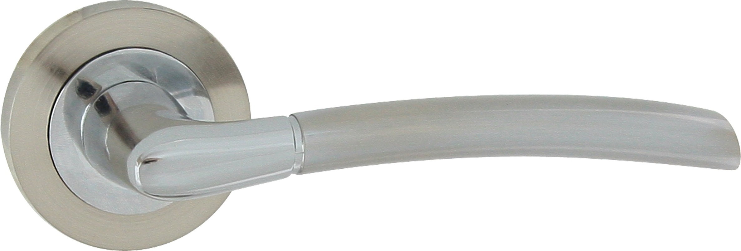 Domino Klamka PRESTO R NA ROZECIE OKRĄGŁEJ NIKIEL/CHROM PRESTO-R M6/M9