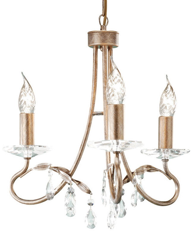 Elstead Lighting Christina CRT3 3 CRT3 Srebrny/GOLD