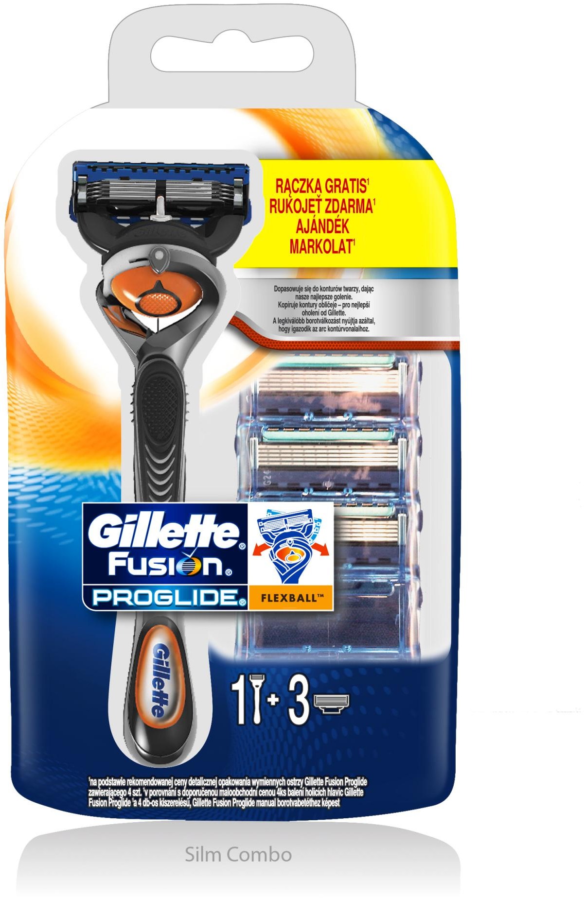 Gillette maszynka Proglide Flexball + 4 głowice