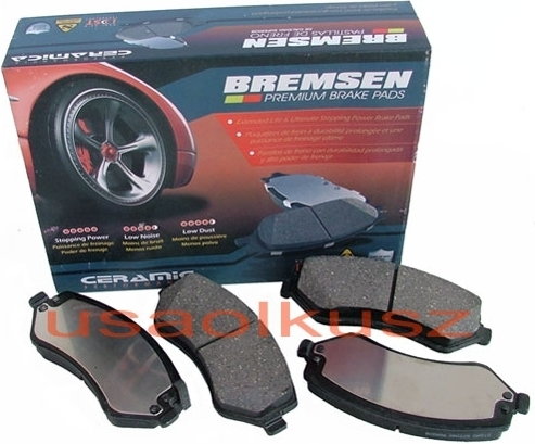 BREMSEN Przednie CERAMICZNE klocki hamulcowe Chrysler Voyager RG 2001-2007