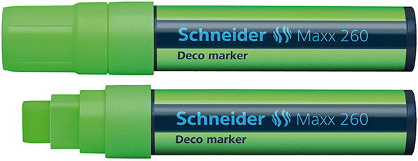 Schneider marker kredowy Maxx 260 Deco, 5-15 mm, jasnozielony SR126011