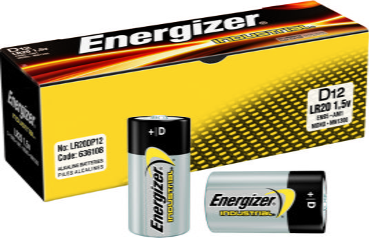Energizer 12 x bateria alkaliczna Industrial LR20 D