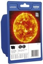 Brother LC1220BK tusz do drukarki Blister Twin Pack schwarz für DCP-J525 W J725DW J925DW MFC-J430 W J625DW J825DW LC1220BKBP2DR