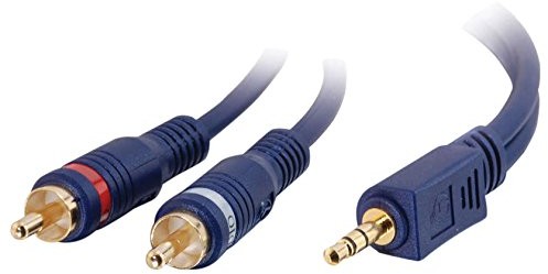 CABLESTOGO Cables To Go Velocity 3,5 MM Stereo M to 2 X RCA M Y-Cable (2 m) 80274