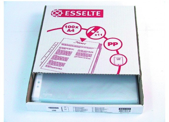 Esselte Koszulki groszkowe A4 48mic. 100szt. w kartonie 56133