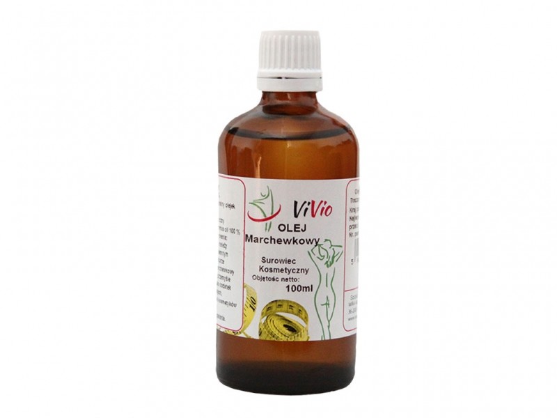 v IVIO Olej marchewkowy surowiec kosmetyczny 100ml