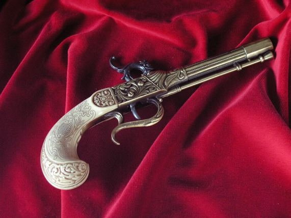 Hiszpania ORYGINALNY PISTOLET KAPISZONOWY Z XVIII W.