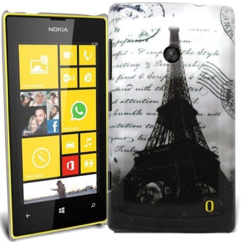 Nokia Accessory Master Hartschale für Lumia 520 mit Eiffelturm-Motiv