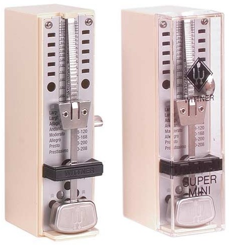Wittner wittner taktell Super Mini metronom obudowa z tworzywa sztucznego bez dzwonek kość słoniowa 903010