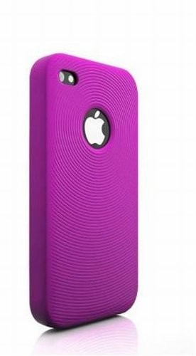 Katinkas Swirling Soft pokrowiec na Apple iPhone 4 fioletowa