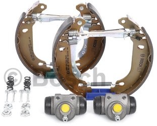 BOSCH KIT SUPERPRO, zestaw szczek hamulcowych + cylinderek hamulca koła zamontowany z tyłu, 0 204 114 127 0204114127