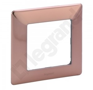 Legrand Ramka pojedyncza Valena Life miedziana 754161