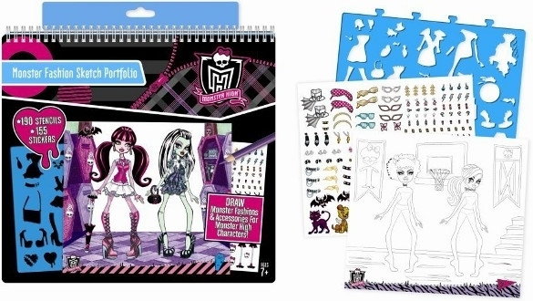 Tm Toys MONSTER HIGH Portfolio z Modą 64002