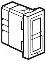 Legrand 078502 MOSAIC Lampa sygnalizacyjna podwójna płaska - 1 Moduł ANTYBAKTERY