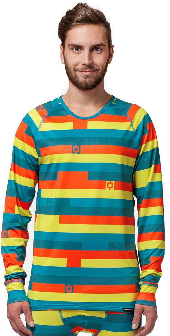 Horsefeathers Bielizna termoaktywna STORM LS SHIRT (blue stripes)