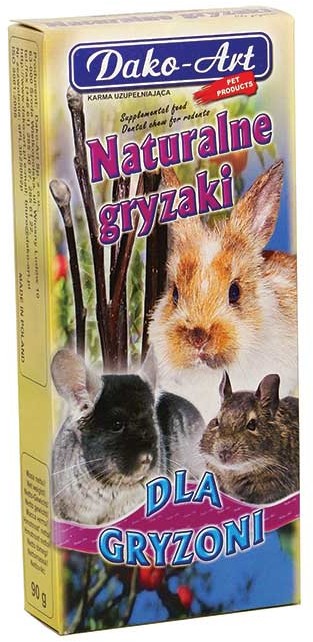 Dako-Art Gryzaki naturalne dla gryzoni 90g
