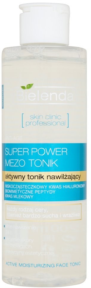 Bielenda Super Power Mezo Tonik Aktywny Tonik nawilżający 200ml