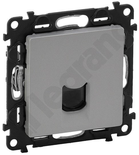Legrand Valena Life Gniazdo Pojedyncze Telefoniczne Aluminium - 753338