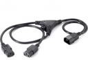Equip Kabel zasilający Y IEC C14 - 2x IEC C13 1,60m 112210