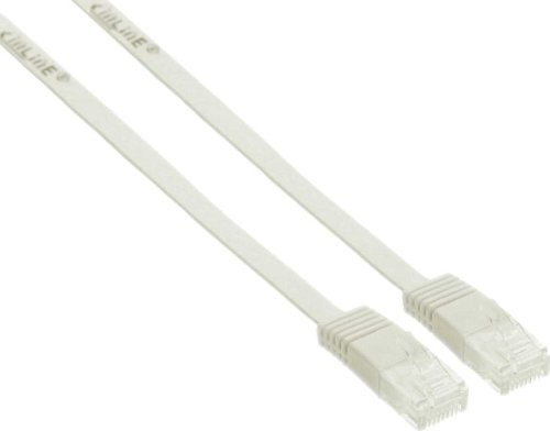 InLine Kabel krosowy , płaski, UTP, Cat.6, 15 m Szary 4043718157068
