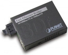 Planet (FT-806A20 Konwerter 10/100BaseT 100BaseFX / WDM / Single-Mode / Max. 20k
