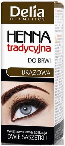 Delia Henna tradycyjna do brwi i rzęs brązowa