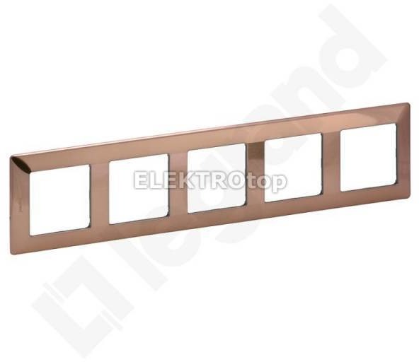 Legrand 754165VALENA LIFE RAMKA X5 MIEDZIANY