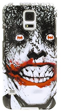 DC Phonix oryginalny Comics Joker Case z przezroczystą folią ochronną na wyświetlacz do Samsung Galaxy S5 G900