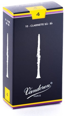 VANDOREN vandoren cr104 liście na klarnet (grubość 4 BB, 10 sztuk) CR104