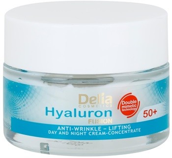 Delia Cosmetics Hyaluron Fusion przeciwzmarszczkowy krem wzmacniający 50+ Anti-W