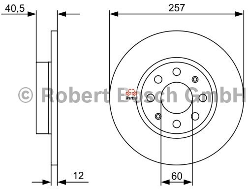 BOSCH Tarcza hamulcowa 0 986 479 C11